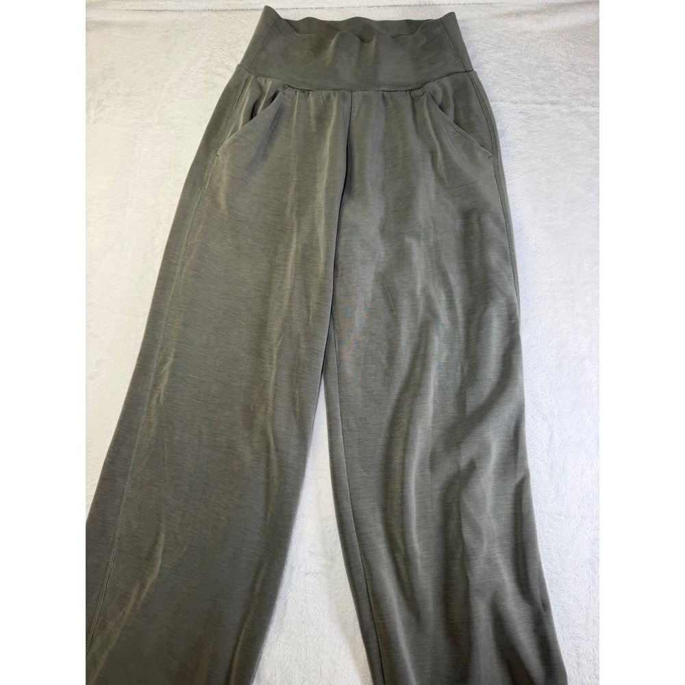 Prana Womens XS Green Wide Leg Lounge Yoga Pants Recycled Tencel Modal 2057271
